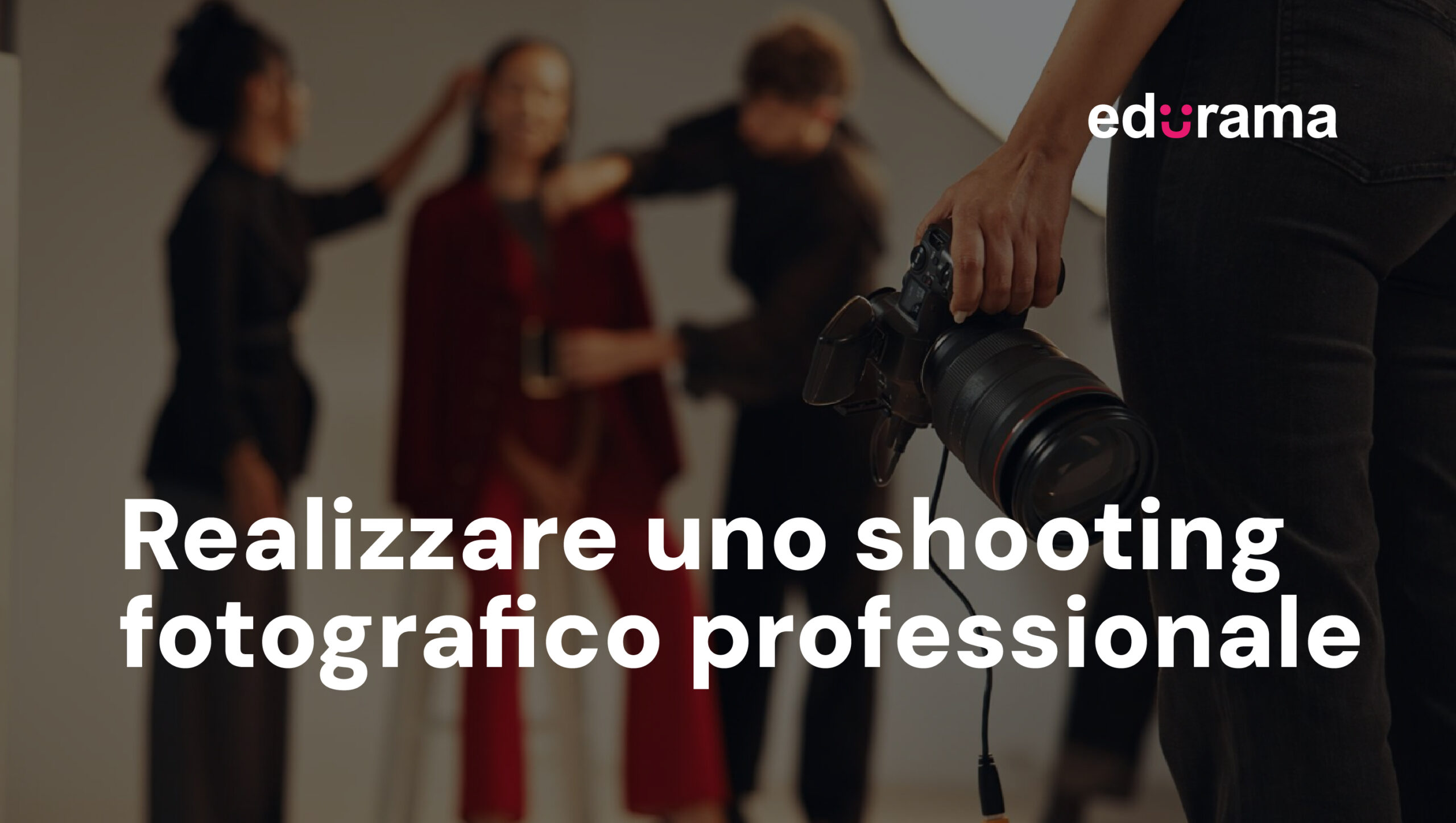 Nel corso cinema e post produzione imparerai a realizzare uno shooting fotografico professionale